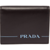 Prada Logo-print Bi-fold Leather Wallet - Reisetaschen - 