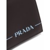 Prada Logo-print Bi-fold Leather Wallet - Portfele - 