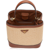 Prada  Raffia And Saffiano Leather Bag - Hand bag - 