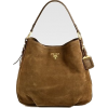 Prada Scamosciato Hobo Handbag - Kleine Taschen - 
