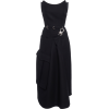 Prada Strapless Belted Crepe Midi Dress - Haljine - 2,555.00€ 