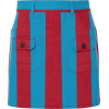  Prada Striped denim mini skirt Skirts - Krila - 