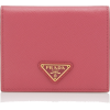 Prada Textured-Leather Wallet - Wallets - 