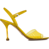 Prada Transparent Detail Sandals - Sandały - 