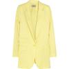 Preen Blazer Yellow Suits - 西装 - 