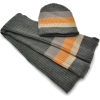 Premium Wool blend mens/womens scarf and hat gift set - 4 colors Grey - Scarf - $21.99 