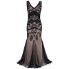 PrettyGuide Women 1920s Prom Gown Long Mermaid Formal Evening Dress - sukienki - $39.99  ~ 34.35€