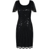 PrettyGuide Women's Flapper Dress 1920s Vintage Bead Deco Inspired Cocktail Gatsby Dress - ワンピース・ドレス - $29.99  ~ ¥3,375