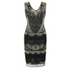 PrettyGuide Women's Flapper Dress Beaded Deco Fringed Inspired Vintage 1920s Dress - ワンピース・ドレス - $28.99  ~ ¥3,263