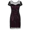 PrettyGuide Women's Gatsby Dress 1920s Bead Sequin Deco Cocktail Flapper Dress - Kleider - $19.99  ~ 17.17€
