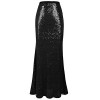 PrettyGuide Women's Sequin Maxi Skirt Glitter Bodycon Long Mermaid Skirt Formal Skirts - Suknje - $27.99  ~ 24.04€