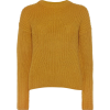 Primark Mustard Ribbed Knit Sweater - Puloverji - 