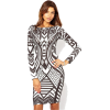 Print Bandage Dress - Dresses - $115.00  ~ £87.40