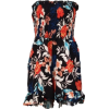Print Off Shoulder Siamese Skirt - Obleke - $23.99  ~ 20.60€