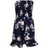 Print Off Shoulder Siamese Skirt - Dresses - $23.99 