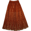 Pueblo Cotton Crisp Long Skirt - Faldas - 