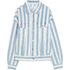 Pull & Bear Oversized striped denim jack - 外套 - £25.99  ~ ¥229.13