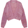 Pull and bear pink knit cardigan - カーディガン - 