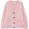 Pull and bear pink knit cardigan - Swetry na guziki - 