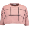 Pullover Cropped Sweater - Pullovers - 