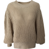 Pullover sweater round neck sweater - Pullovers - $29.99 