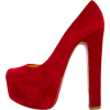 Pump Red - 厚底鞋 - 