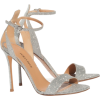 Pura Lopez High Heel Silver Sandals - サンダル - 
