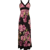 Purple Floral Print Maxi Dress JR Plus Size Burgundy - ワンピース・ドレス - $39.99  ~ ¥4,501