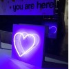 Purple Heart Neon Sign  - My photos - 