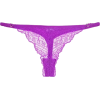 Purple Thong - Ropa interior - 