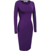 Purple bodycon dress - Платья - 