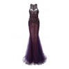Purple Antique Gown - Dresses - 