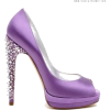Purple Embellished Heel - Classic shoes & Pumps - 