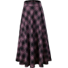 Purple Flared A-Line Skirt - その他 - 