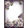 Purple Floral Frame - Otros - 