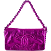 Purple Metallic Chanel Bag - Torbice - 