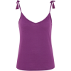 Purple Tassel Tie Camisole Top - Camicia senza maniche - 