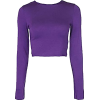 Purple Top - Shirts - kurz - 