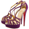 Purple and Gold Christian Louboutins - Sandals - 