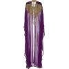Purple caftan - ワンピース・ドレス - 