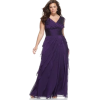 Purple gown (Adrianna Papell) - Persone - 