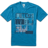 Quiksilver Cherry Beach Slim Fit S/S V-Nk T-Shrt - Pacific Heather - T-shirts - $14.99 