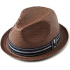 Quiksilver Men's Anaya Fedora Hat Dark Brown - 有边帽 - $30.00  ~ ¥201.01