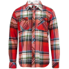 Quiksilver Men's Bigs Plaid Flannel Shirt Red - Рубашки - длинные - $39.98  ~ 34.34€