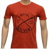 Quiksilver Men's Ink Shirt-Brick Red - T-shirts - $17.98 