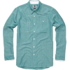 Quiksilver Men's Premium Mer-Man Button Down Shirt Blue - Long sleeves shirts - $39.99 