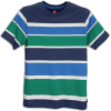 Quiksilver Rawlins Stripe S/S Knit - Men's Vintage Blue - T-shirts - $29.99 
