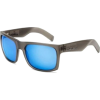Quiksilver The Snag Injected Sunglasses - Black Transparent / Blue Chrome - Sunglasses - $74.45 