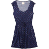 Quiksilver Women's Swan Leaves Dress Navy/ Blue - Obleke - $39.50  ~ 33.93€