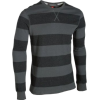 Quiksilver Young Men's Snit Stripe Slim Fit Shirt Charcoal - Long sleeves shirts - $17.44 